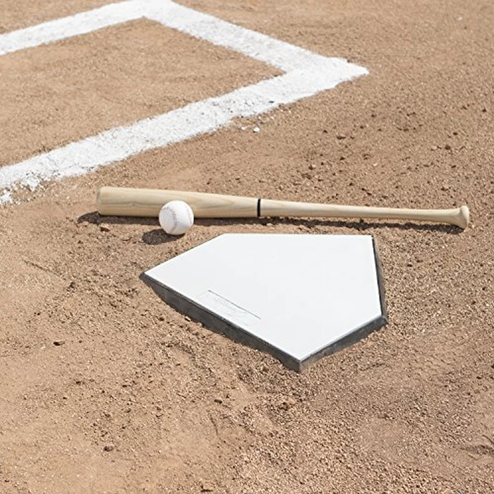 Champion Sports Pro Anchor Home Plate - Molded Rubber, Metal Bottom Home Plate with Ground Anchor , RED by Champion Sports - Image 4