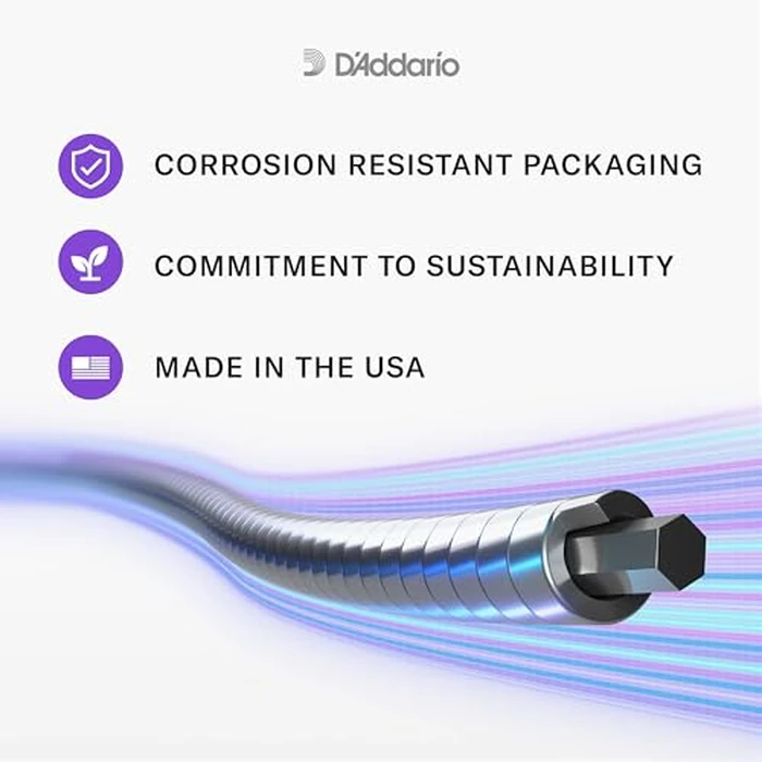 D'Addario XL Chromes Flat Wound Bass Guitar Strings - ECB81 - Long Scale - Regular Light, 45-100 by D'Addario - Image 5