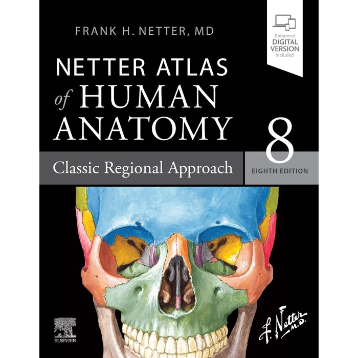 Netter Atlas of Human Anatomy: Classic Regional Approach: paperback + eBook (Netter Basic Science) by Elsevier - Used - Good condition - US$28.36