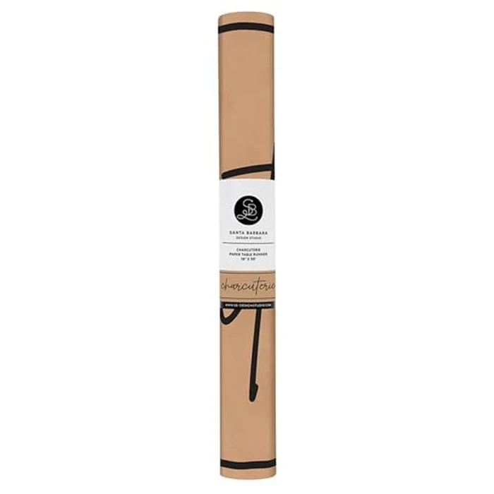 Santa Barbara Design Studio Disposable Table Runner Roll Kraft Paper Tablerunner, 50' L x 18" W, Charcuterie by Santa Barbara Design Studio - Image 2