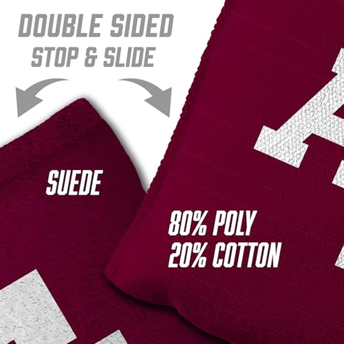 YouTheFan Officially-Licensed NCAA Texas A&M Aggies Set of 8 Cornhole Bags - All Weather Dual Sided Slide & Stop - Regulation Size with Carry case by YouTheFan - Image 5