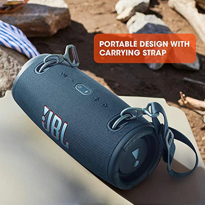 JBL Xtreme 3 - Portable Bluetooth Speaker, powerful sound and deep bass, IP67 waterproof, 15 hours of playtime, powerbank, PartyBoost for multi-speaker pairing (Blue) by JBL - Image 3