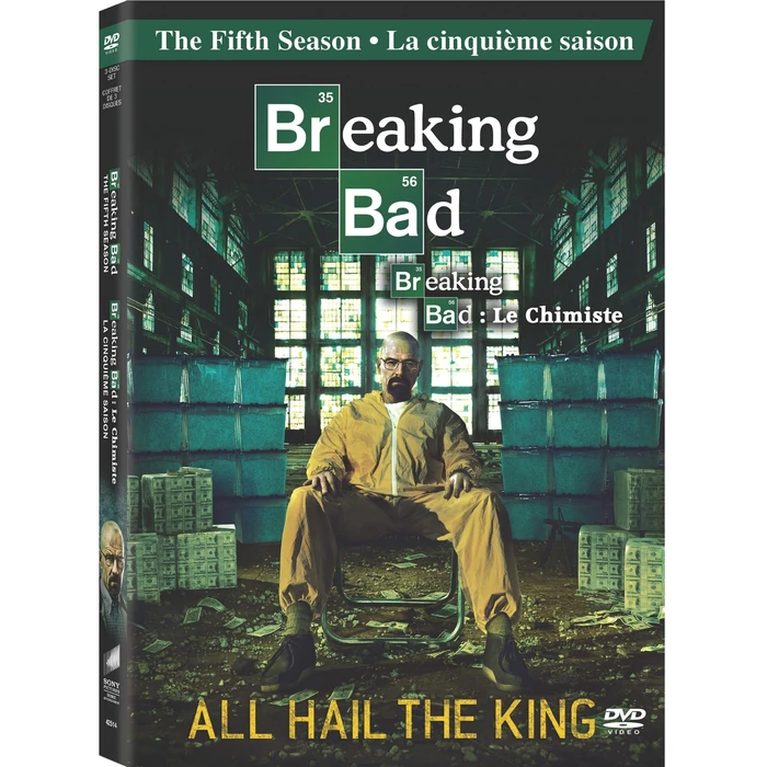 Breaking Bad - The Fifth Season (3 Discs) Bilingual by Sony Pictures - Used - Acceptable condition - CA$13.98