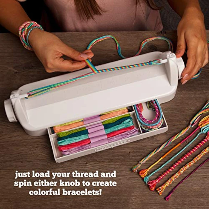 Loopdedoo DIY Friendship Bracelet Maker Kit - Bracelet Making Kit for Kids Ages 8 & Up - Make Bracelets in Minutes for Birthday, Christmas Gift - Award Winning Craft Kit by Loopdedoo - Image 2