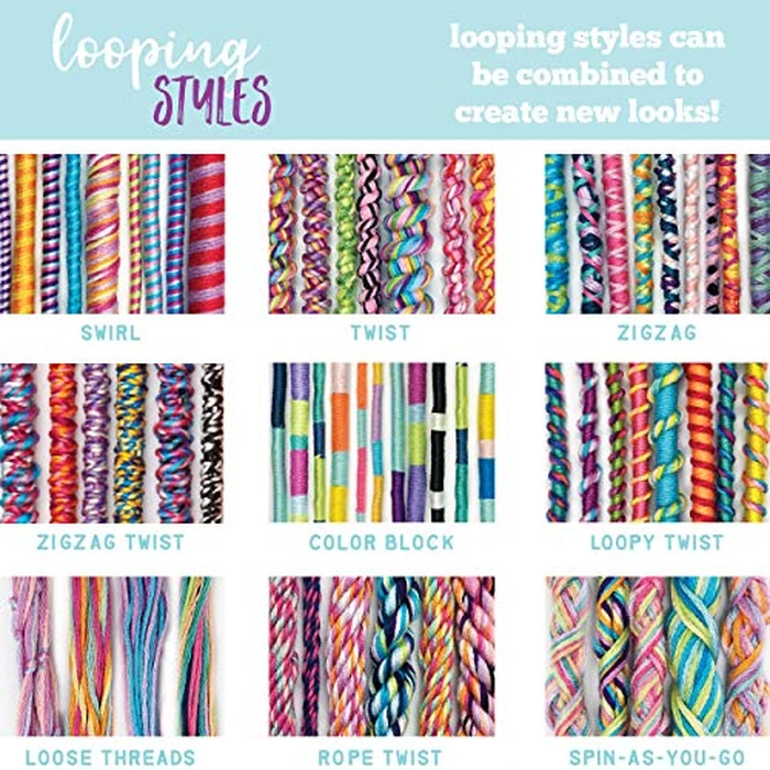 Loopdedoo DIY Friendship Bracelet Maker Kit - Bracelet Making Kit for Kids Ages 8 & Up - Make Bracelets in Minutes for Birthday, Christmas Gift - Award Winning Craft Kit by Loopdedoo - Image 3