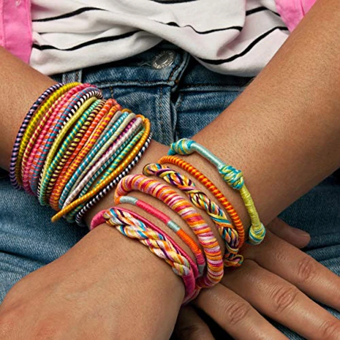 Loopdedoo DIY Friendship Bracelet Maker Kit - Bracelet Making Kit for Kids Ages 8 & Up - Make Bracelets in Minutes for Birthday, Christmas Gift - Award Winning Craft Kit by Loopdedoo - Image 4