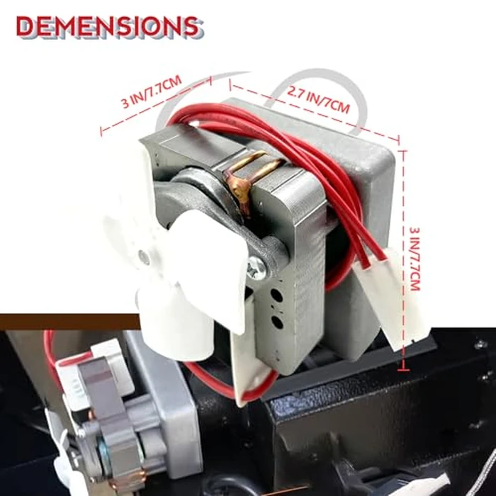 Upgraded 2.0 RPM Auger Motor Replacement Compatible with Traeger, Pit Boss, Camp Chef, Z Grills Pellet Grills - 110V 60Hz Heavy Duty High Torque Feeder Drive Motor for Jams & Low Temp Issues by Meatender - Image 5