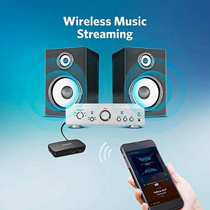 Anker Soundsync A3352 Bluetooth Receiver for Music Streaming with Bluetooth 5.0, 12-Hour Battery Life, Dual Device Connection, for Car, Home Stereo, Headphones, Speakers (Renewed) by Anker - Image 2