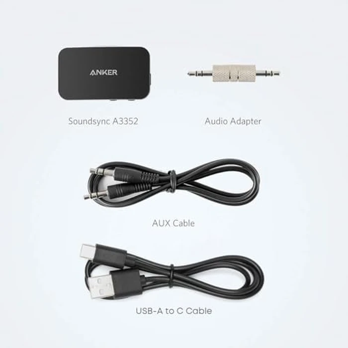 Anker Soundsync A3352 Bluetooth Receiver for Music Streaming with Bluetooth 5.0, 12-Hour Battery Life, Dual Device Connection, for Car, Home Stereo, Headphones, Speakers (Renewed) by Anker - Image 6