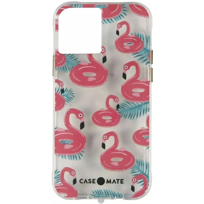 Case-Mate Prints Phone Case for iPhone 12 Pro Max - Float On Flamingos by Case-Mate - Refurbished - Brand New condition