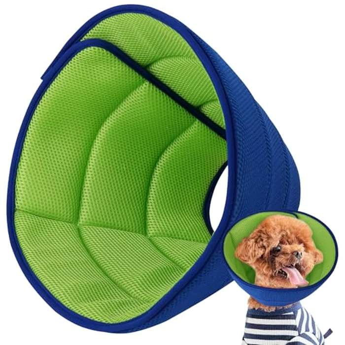 Soft Dog Cone Collar After Surgery Alternative for Dogs to Stop Licking, Comfort Collars for Large/Medium/Small Pet/Cat, Comfortable Elizabethan Neuter Recovery E Cones of Shame Neck & Head Ecollars by mosago - Used - Like New condition - US$18.27