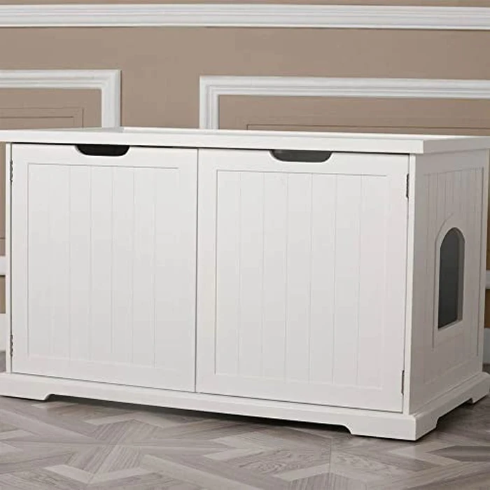 Merry Products Cat Washroom Bench, White by Merry Pet - Image 7