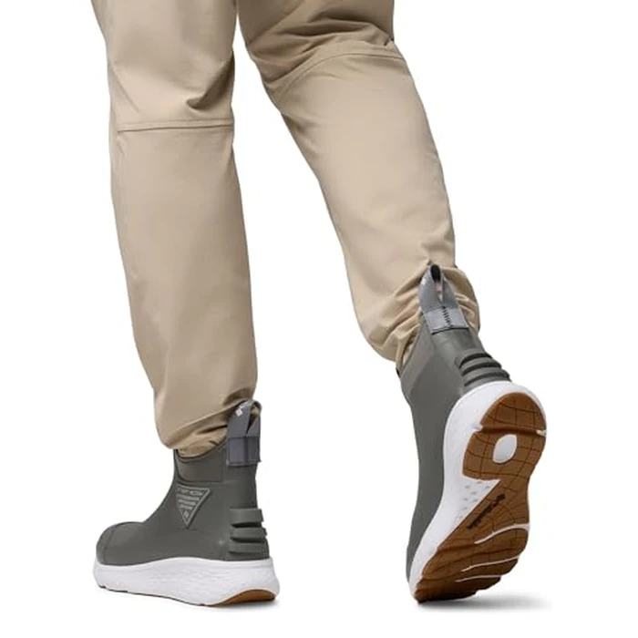 Columbia Men's PFG Pro Sport Boot, Charcoal/White, 10 Regular by Columbia - Image 2