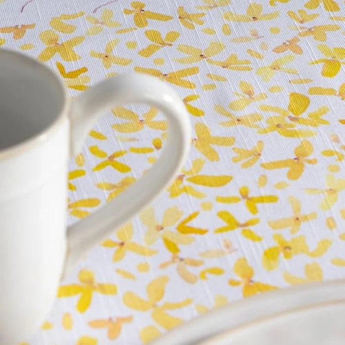 Maison d' Hermine Table Cloth Rectangle Table 100% Cotton 54 x 72 Inches Tablecloth Reusable Decorative for Dining Kitchen Room Farmhouse Home Gifts for Mothers Day Spring Summer - Easter Zest by Maison d' Hermine - Image 8