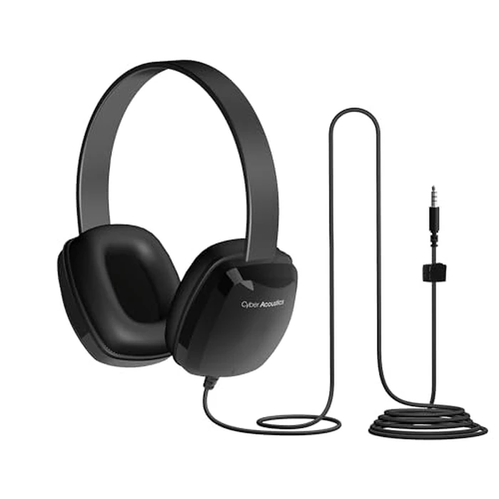 Cyber Acoustics 3.5mm Stereo Headphones for PCs and Other 3.5mm Devices in The Office, Classroom or Home (ACM-6004) by Cyber Acoustics - Used - Very Good condition - US$6.08