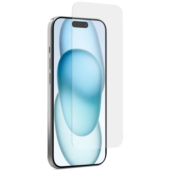 PureGear Steel 360 Tempered Glass Screen Protector for iPhone 15 Plus - Clear by PureGear - Image 1