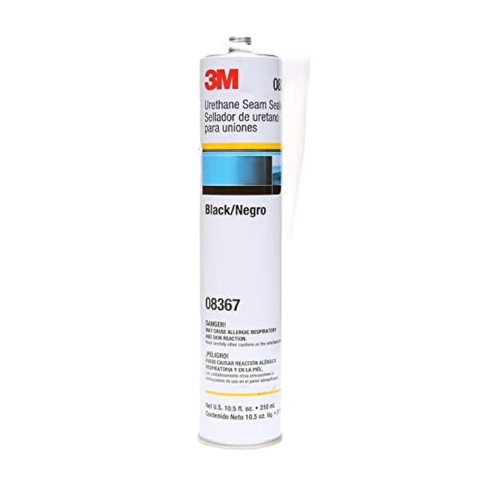 3M Urethane Seam Sealer, 08367, Black Color, High Solids, Permanently Flexible, 310 mL/10.5 fl oz Cartridge by 3M - Used - Very Good condition - US$21.44