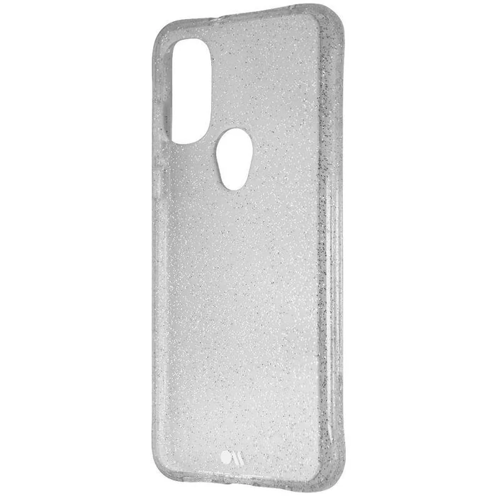 Case-Mate Sheer Crystal Series Phone Case for Moto G Power (2022) - Clear/Glitter by Case-Mate - Image 2