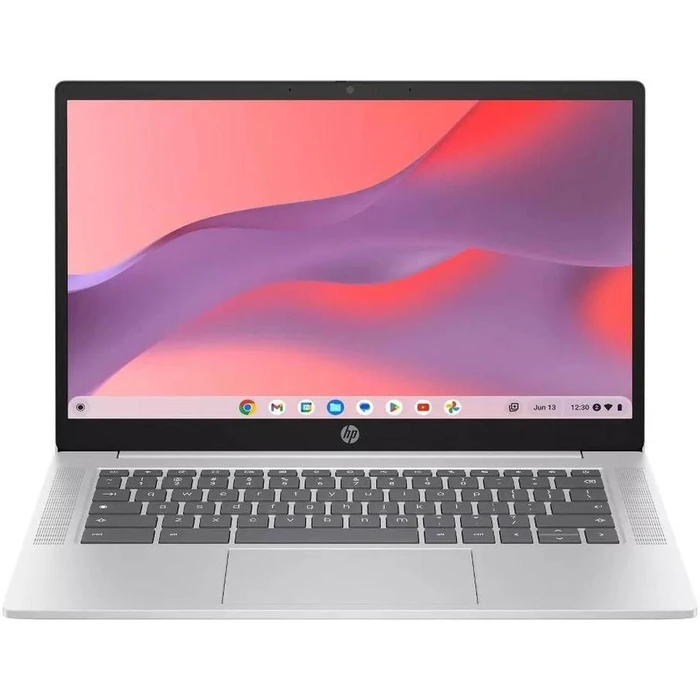 HP Chromebook 14a-nf0002tg Laptop 14" - Glacier Silver - Intel N100 3.4GHz - 4GB RAM - 64GB by HP - Refurbished - Excellent condition - US$154.48