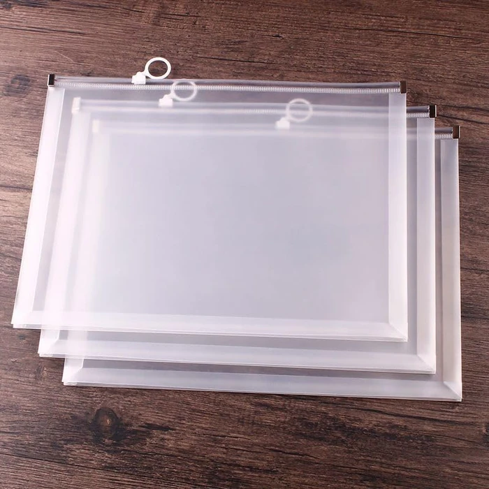 10Packs A5 Zipper Plastic Envelopes,A5 Expanding File Wallet Document Folder A5 Clear Zip Plastic File Document Paper Holder,A5 Waterproof Zipper Pouch Pencil Bags for School & Office (10 Packs) by ＲＵＥＩＵＲＩ - Image 8