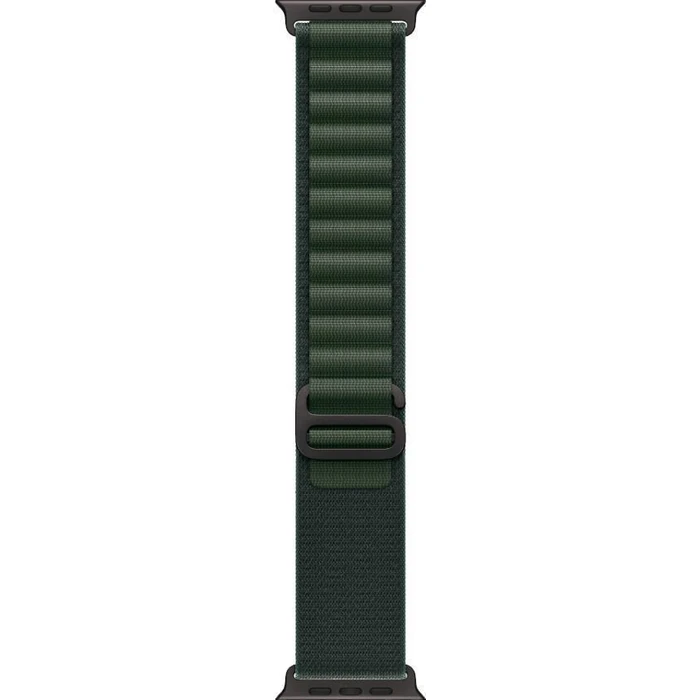 Apple Watch Ultra 2 (Cellular + GPS) - 64GB - 49mm - Black Titanium Case with Dark Green Textile Alpine Loop Band - Medium Size by Apple - Image 3