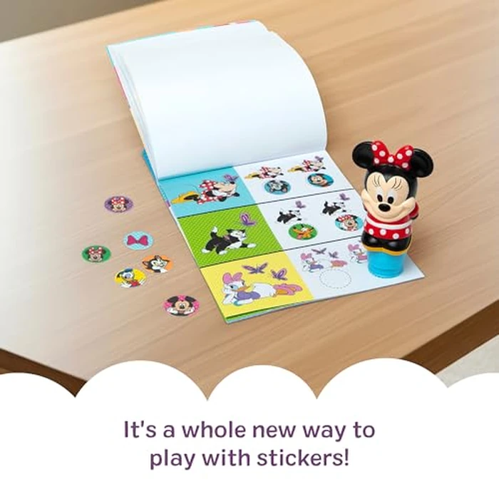 Melissa & Doug Sticker Wow!(TM) 24-Page Activity Pad and Sticker Stamper, 300 Stickers, Arts and Crafts Fidget Toy Collectible Character - Disney Minnie Mouse - for Kids Ages 3+ - FSC Certified by Melissa & Doug - Image 2