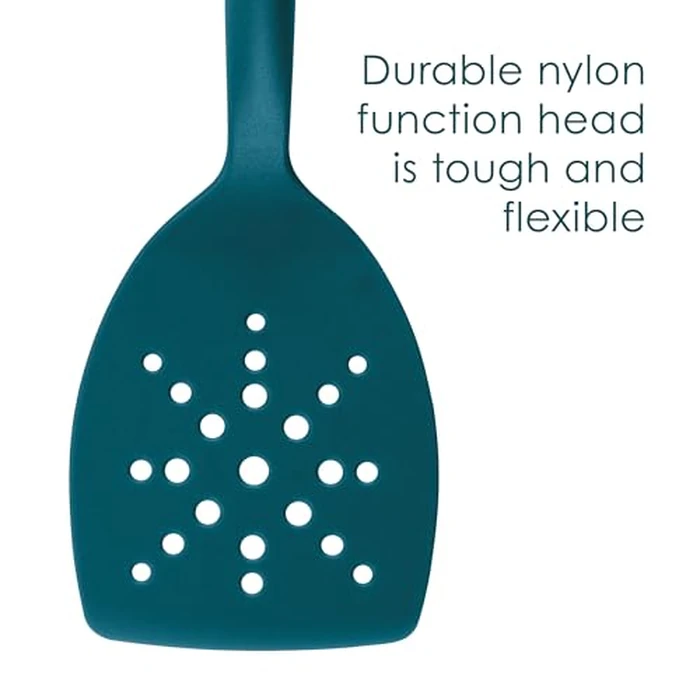 Rachael Ray Gadgets Lazy Tools Nonstick Kitchen/Cooking Utensil Set, 6 Piece, Teal by Rachael Ray - Image 2