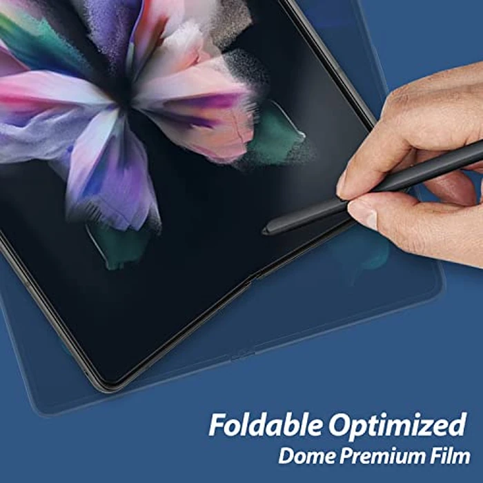 DOME GLASS Whitestone GEN Film Screen Protector for Samsung Galaxy Z Fold 3 (2021) Anti-Bubble HD Clear Hard Coated PET Film Screen Guard by DOME GLASS - Image 3