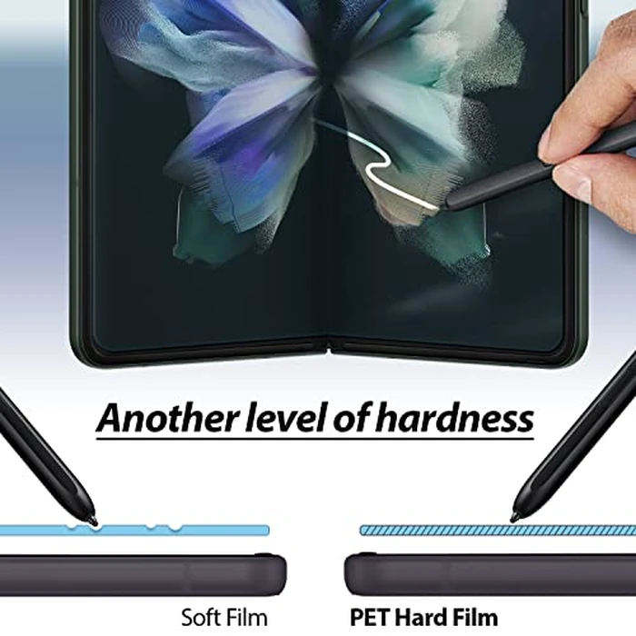 DOME GLASS Whitestone GEN Film Screen Protector for Samsung Galaxy Z Fold 3 (2021) Anti-Bubble HD Clear Hard Coated PET Film Screen Guard by DOME GLASS - Image 4