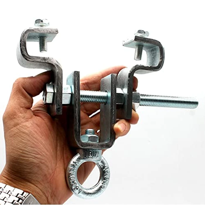 WANLIAN I-Beam Heavy Bag Hanger; Steel Beam Clamp for Heavy Bag. Suitable for I-Beams with Bottom Width 2.5" 6.3cm~7.5" 19cm; Can Withstand 450 Lbs by WANLIAN - Image 3