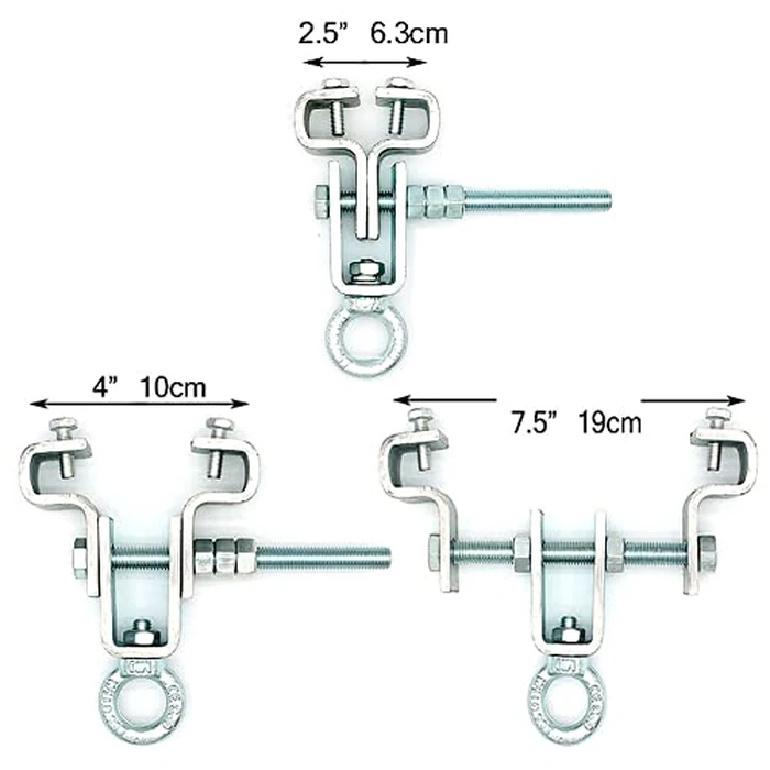 WANLIAN I-Beam Heavy Bag Hanger; Steel Beam Clamp for Heavy Bag. Suitable for I-Beams with Bottom Width 2.5" 6.3cm~7.5" 19cm; Can Withstand 450 Lbs by WANLIAN - Image 4