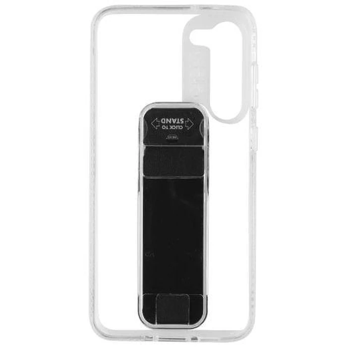 CLCKR Stand & Grip Series Phone Case for Galaxy S23+ - Clear/Black by CLCKR - Refurbished - Brand New condition - US$8.28