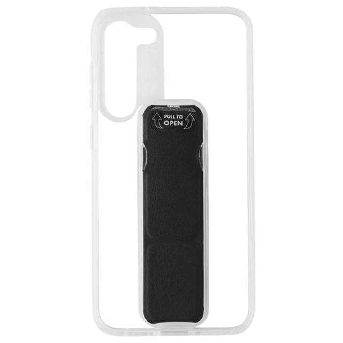 CLCKR Stand & Grip Series Phone Case for Galaxy S23+ - Clear/Black by CLCKR - Image 2