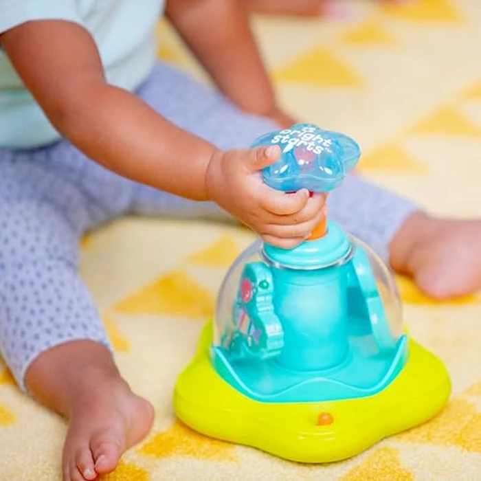 Bright Starts Press & Glow Spinner Cause and Effect Musical Baby Toy, Age 6 Months+ by Bright Starts - Image 8