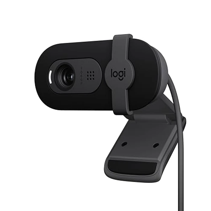 Logitech Brio 101 Full HD 1080p Webcam for Meetings, Streaming, Desktop, Laptop, PC - Built-in Mic, Shutter, Works with Zoom, Microsoft Teams, Nintendo Switch 2’s new GameChat Mode, USB-A,-Black by Logitech - Used - Very Good condition - US$23.50