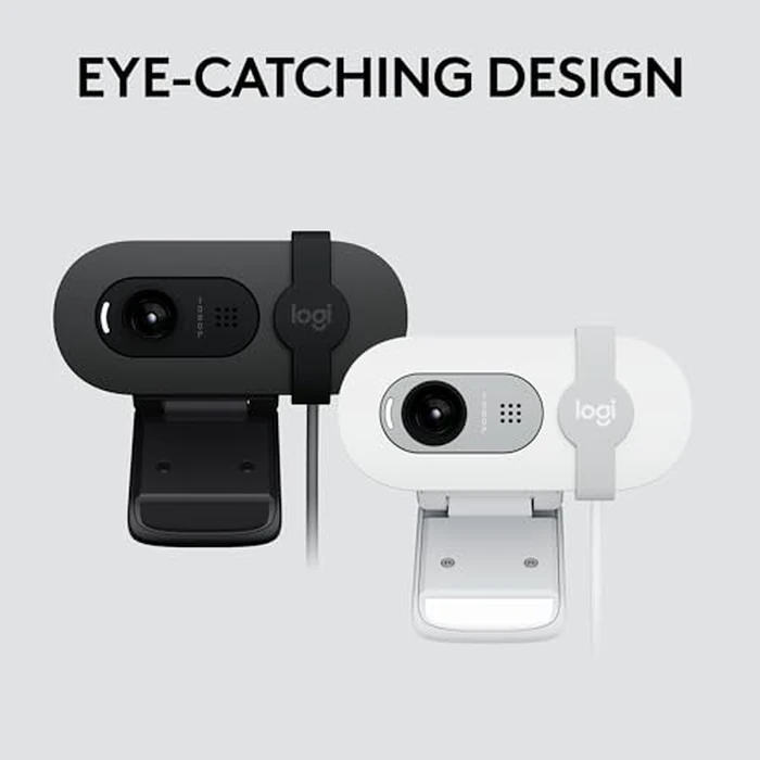 Logitech Brio 101 Full HD 1080p Webcam for Meetings, Streaming, Desktop, Laptop, PC - Built-in Mic, Shutter, Works with Zoom, Microsoft Teams, Nintendo Switch 2’s new GameChat Mode, USB-A,-Black by Logitech - Image 7