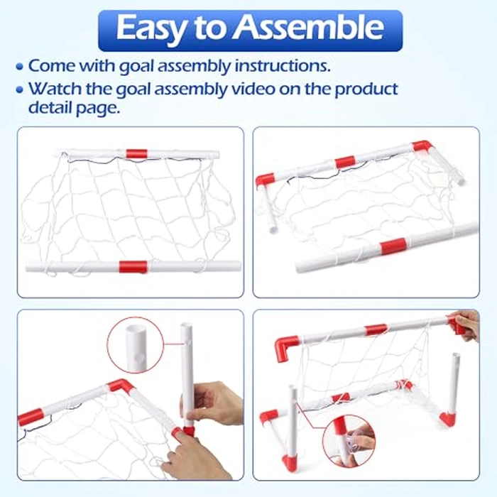 Helsort Hover Soccer Ball Set, Hover Hockey Set for Kids, Air Floating Soccer Toys Hockey Ball with Led Light, Indoor Outdoor Sports Toys & Games, Christmas Birthday Gifts for 3-12 Years Boy Girl by Helsort - Image 5