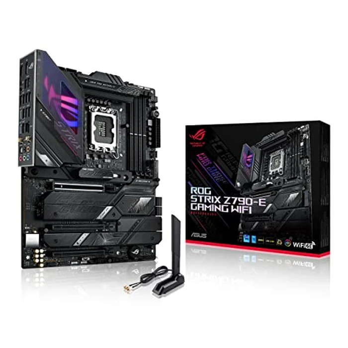 ASUS ROG Strix Z790-E Gaming WiFi 6E LGA 1700(Intel 14th,13th&12th Gen) ATX gaming motherboard(PCIe 5.0, DDR5,18+1 power stages,2.5 Gb LAN,Thunderbolt 4,5xM.2, 1xPCIe 5.0 M.2,Front panel USB 3.2 port) by ASUS - Image 1