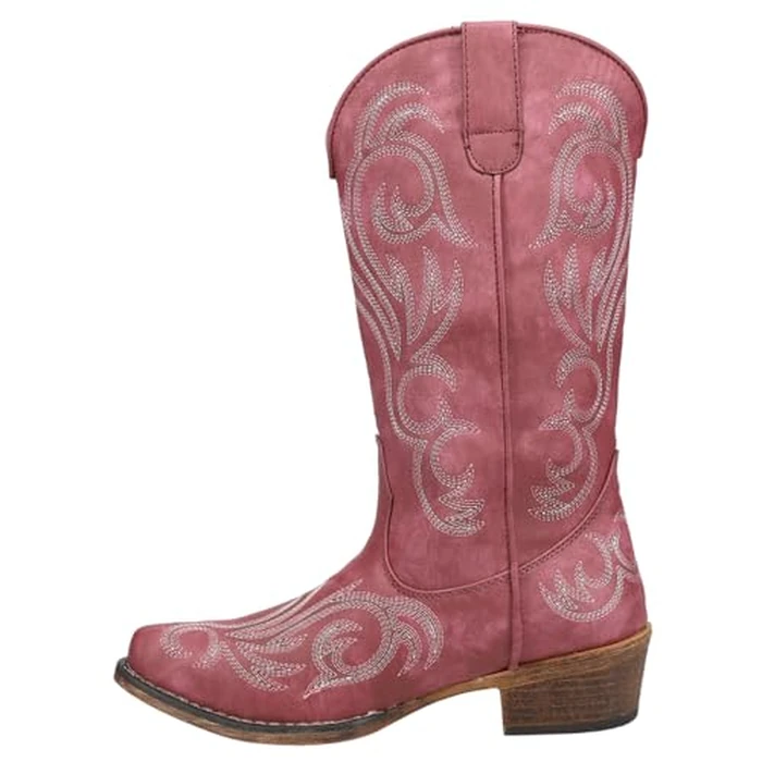 Roper Women's Riley Boot, Red, 6 D US by Roper - Image 4
