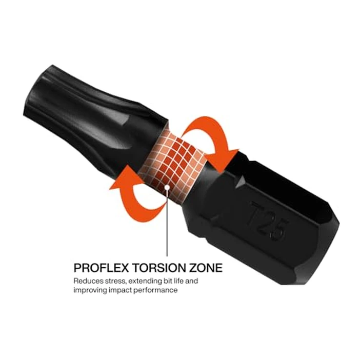 Klein Tools 33510S Security Bit Set, 23-Piece, MODbox Compatible, Slim ProFlex Impact, Security TORX, Tamperproof Bits, Professional Tool Kit by KLEIN TOOLS - Image 4