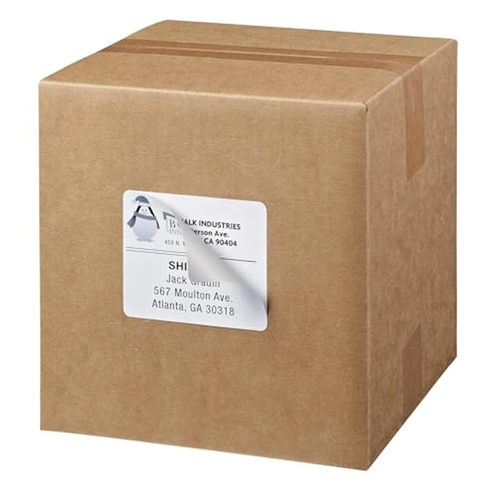 Avery Printable Shipping Labels with Sure Feed, 3-1/3" x 4", White, 600 Blank Mailing Labels for Laser Printers (5164) by Avery - Image 8