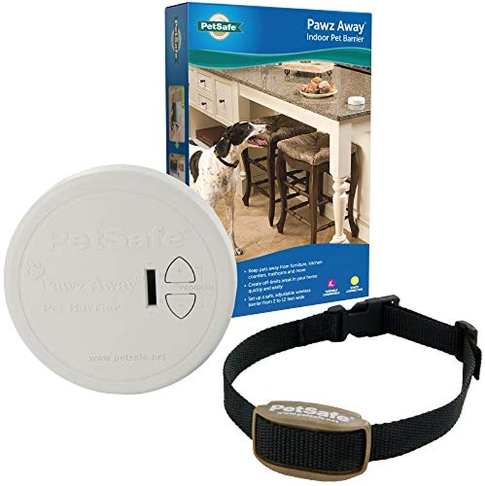 PetSafe Pawz Away Indoor Pet Barrier - Battery-Operated Indoor Invisible Containment Area with Adjustable Compatible Collar - Easy Setup for Furniture Protection by PetSafe - Used - Very Good condition - US$58.31