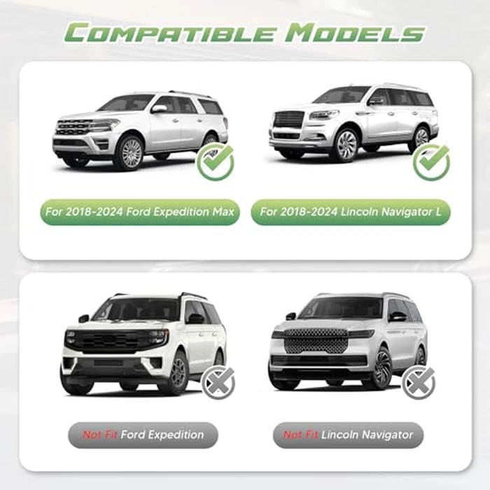 Cartist Trunk Mat & Backrest Mat for Ford Expedition Max/Lincoln Navigator L 2018-2024, All Weather Rear Seat Back Cover Cargo Mat for 18-24 Expedition Max/Navigator L Accessories (Only for Max & L) by CARTIST - Used - Very Good condition