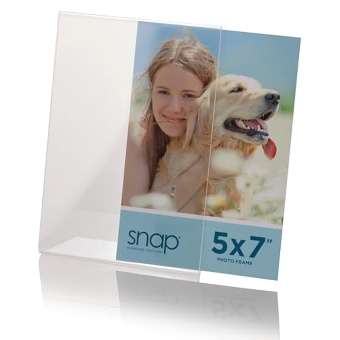 Snap 5x7 Clear Acrylic Self Standing Frame, Set of 12 by Snap - Image 5