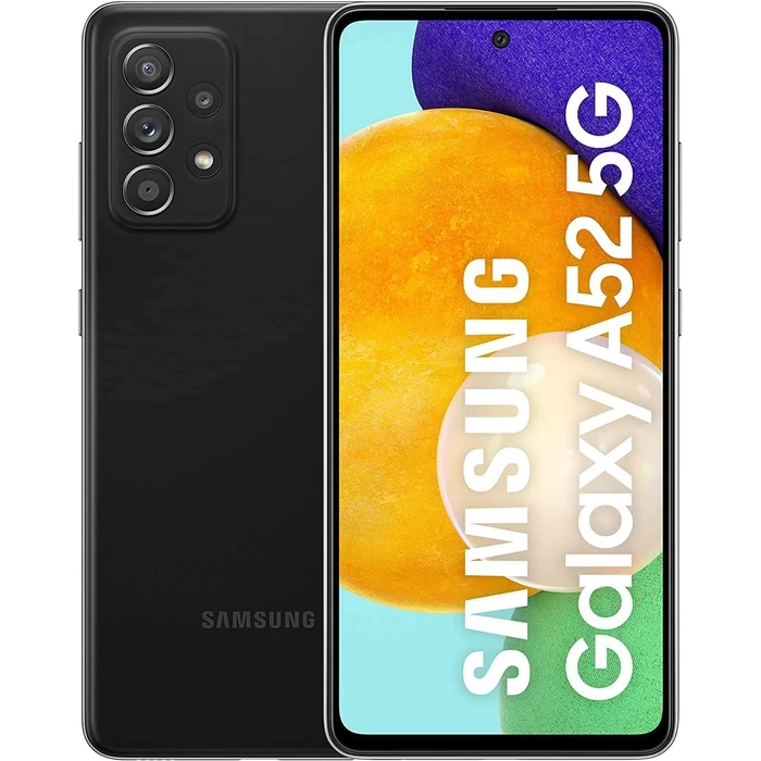 Galaxy A52 (5G) - 128GB - 6GB RAM - Awesome Black - AT&T by Samsung - Refurbished - Good condition - US$157.49