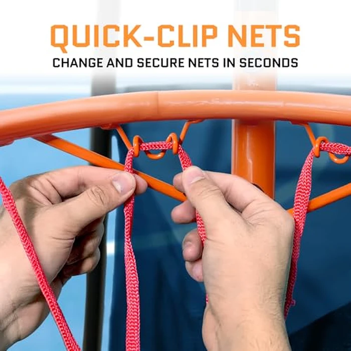 Portable Kids Basketball Hoop with Ball Storage Net - Adjustable Height Indoor & Outdoor Basketball Goal for Toddlers & Kids - Easy Assembly Youth Basketball Set for Backyard, Driveway & Playroom by ACELETIQS - Image 7