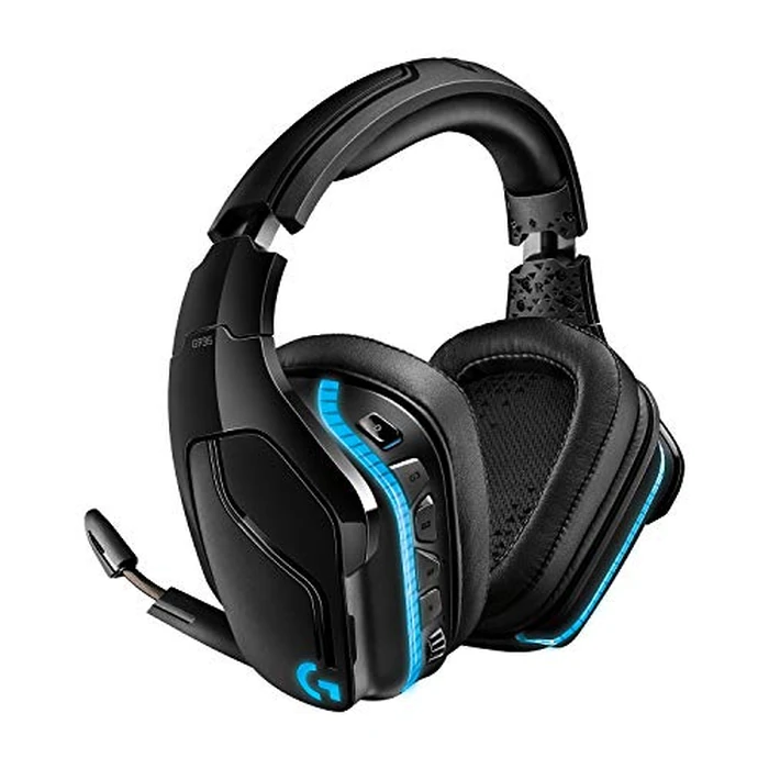 Logitech G935 Wireless Gaming RGB Headset, 7.1 Surround Sound, DTS Headphone:X 2.0, 50 mm PRO-G Drivers, 2.4 GHz Wireless, Flip-to-Mute Mic, PC by Logitech G - Used - Very Good condition - CA$118.84