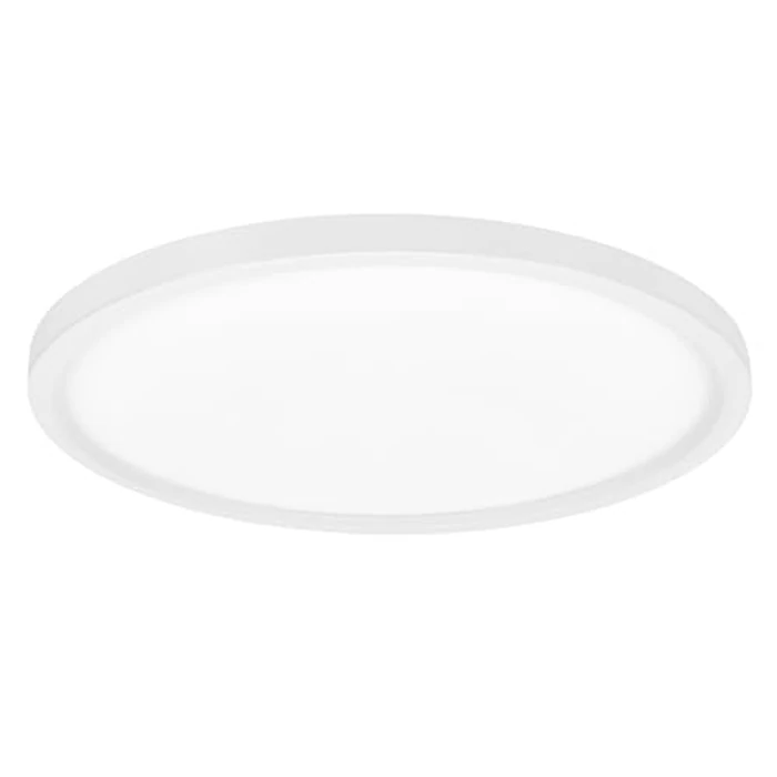 Maxxima 7 in. LED Flush Mount Ceiling Light Fixture - 900 Lumens, 5 CCT 2700K-5000K, Round Color Selectable Panel Light, Dimmable, Recessed Can or J-Box Install, Suitable for Bathroom or Shower by Maxxima - Used - Like New condition - US$11.97