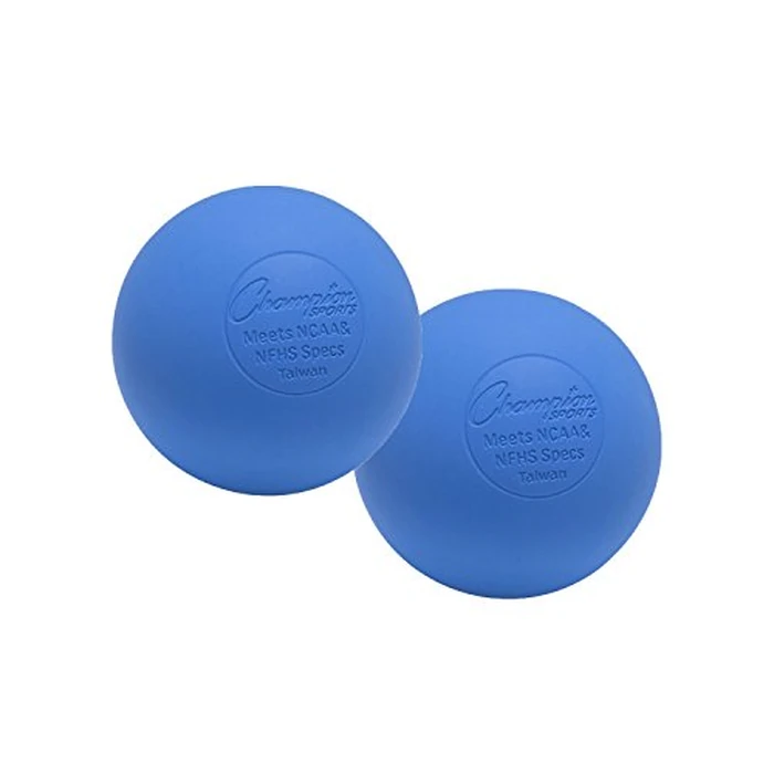 Champion Sports Colored Lacrosse Balls: Blue Official Size Sporting Goods Equipment for Professional, College & Grade School Games, Practices & Recreation - NCAA, NFHS and SEI Certified - 2 Count by Champion Sports - Used - Like New condition - US$6.92