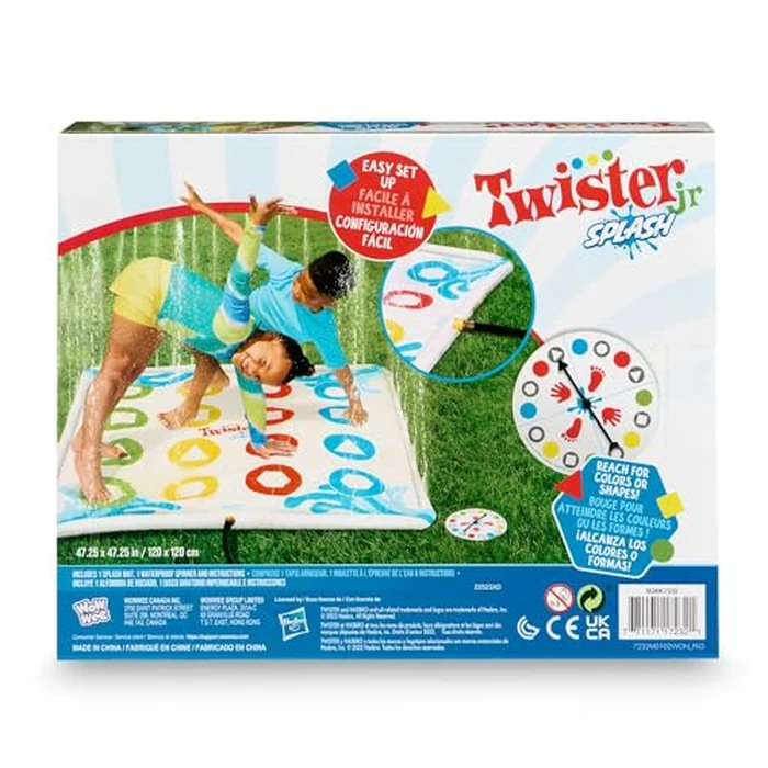 Hasbro Twister Jr. Splash - Outdoor Inflatable Water Twister Game for Kids by Hasbro - Image 4